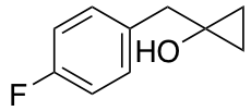 1-[(4-fluorophenyl)methyl]cyclopropan-1-ol