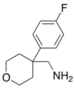 [4-(4-fluorophenyl)oxan-4-yl]methanamine