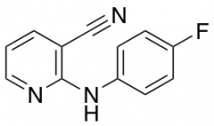 2-(4-fluoroanilino)pyridine-3-carbonitrile