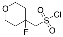 (4-fluorooxan-4-yl)methanesulfonyl chloride