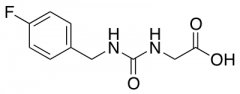 2-({[(4-Fluorophenyl)methyl]carbamoyl}amino)acetic Acid