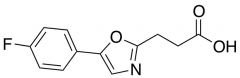 3-[5-(4-Fluorophenyl)-1,3-oxazol-2-yl]propanoic Acid