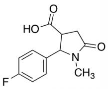 2-(4-Fluorophenyl)-1-methyl-5-oxopyrrolidine-3-carboxylic acid