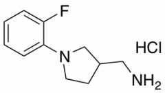 {[1-(2-Fluorophenyl)-3-pyrrolidinyl]methyl}amine dihydrochloride