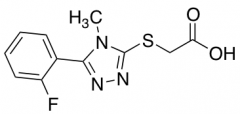2-{[5-(2-Fluorophenyl)-4-methyl-4H-1,2,4-triazol-3-yl]sulfanyl}acetic Acid