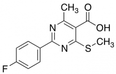 2-(4-Fluorophenyl)-4-methyl-6-(methylsulfanyl)pyrimidine-5-carboxylic Acid