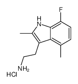 2-(7-Fluoro-2,4-dimethyl-1h-indol-3-yl)ethanamine Hydrochloride