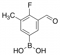 4-Fluoro-3-formyl-5-methylphenylboronic acid