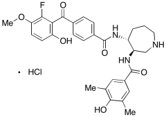 N-[(3R,4R)-4-[[4-(2-Fluoro-6-hydroxy-3-methoxybenzoyl)benzoyl]amino]hexahydro-1H-azepin-3-