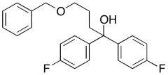 4-Fluoro-&alpha;-(4-fluorophenyl)-&alpha;-[3-(phenylmethoxy)propyl]benzenemethanol