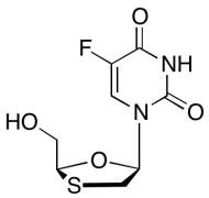 (2S-cis)-5-Fluoro-1-[2-(hydroxymethyl)-1,3-oxathiolan-5-yl]-2,4(1H,3H)-pyrimidinedione