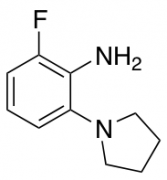 2-Fluoro-6-pyrrolidin-1-ylaniline