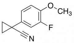1-(3-fluoro-4-methoxyphenyl)cyclopropane-1-carbonitrile