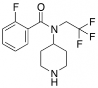 2-Fluoro-N-(piperidin-4-yl)-N-(2,2,2-trifluoroethyl)benzamide