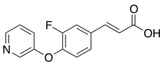 3-[3-Fluoro-4-(pyridin-3-yloxy)phenyl]prop-2-enoic Acid