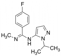 4-Fluoro-N-methyl-N'-[1-(propan-2-yl)-1H-pyrazol-5-yl]benzene-1-carboximidamide