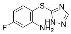 5-Fluoro-2-(1H-1,2,4-triazol-5-ylsulfanyl)aniline