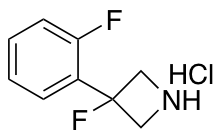 3-Fluoro-3-(2-fluorophenyl)azetidine Hydrochloride