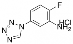 2-fluoro-5-(1H-1,2,3,4-tetrazol-1-yl)aniline hydrochloride