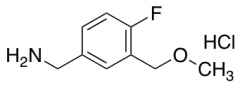 [4-fluoro-3-(methoxymethyl)phenyl]methanamine hydrochloride