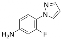3-fluoro-4-(1H-pyrazol-1-yl)aniline