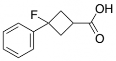 3-fluoro-3-phenylcyclobutane-1-carboxylic Acid