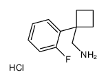 [1-(2-Fluorophenyl)cyclobutyl]methanamine hydrochloride