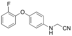 2-((4-(2-Fluorophenoxy)phenyl)amino)acetonitrile