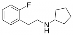 N-[2-(2-fluorophenyl)ethyl]cyclopentanamine