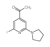 1-(2-Fluoro-6-(pyrrolidin-1-yl)pyridin-4-yl)-ethanone
