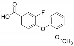 3-Fluoro-4-(2-methoxyphenoxy)benzoic acid