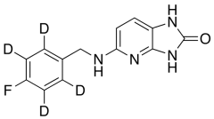 5-[[(4-Fluorophenyl)methyl]amino]-1,3-dihydro-2H-imidazo[4,5-b]pyridin-2-one-d4