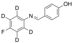 4-{[(p-Fluorophenyl)imino]methyl}phenol-d4