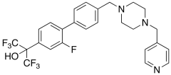 2-Fluoro-4'-[[4-(4-pyridinylmethyl)-1-piperazinyl]methyl]-&alpha;,&alpha;-bis(trif