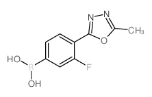 3-Fluoro-4-(5-methyl-1,3,4-oxadiazol-2-yl)phenylboronic Acid