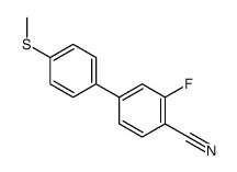 2-Fluoro-4-[4-(methylsulfanyl)phenyl]benzonitrile