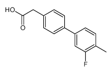[4-(3-Fluoro-4-methylphenyl)phenyl]acetic acid