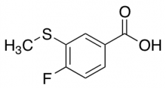 4-Fluoro-3-(methylsulfanyl)benzoic acid