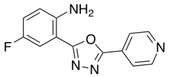 4-Fluoro-2-(5-pyridin-4-yl-1,3,4-oxadiazol-2-yl)aniline