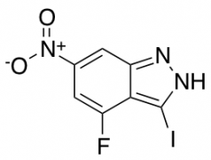 4-Fluoro-3-iodo-6-nitroindazole