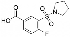 4-Fluoro-3-(pyrrolidine-1-sulfonyl)benzoic Acid