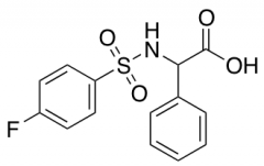 2-{[(4-Fluorophenyl)sulfonyl]amino}-2-phenylacetic Acid