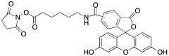 6-[Fluorescein-5(6)-carboxamido]hexanoic acid N-hydroxysuccinimide ester