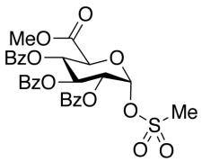 &alpha;-D-Glucopyranuronic Acid Methyl Ester 2,3,4-Tribenzoate 1-Methanesulfonate