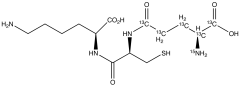L-&gamma;-Glutamyl-L-cysteinyl-L-lysine-13C5,15N