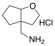 {hexahydro-2H-cyclopenta[b]furan-3a-yl}methanamine hydrochloride