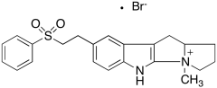 1,2,3,5,10,10a-Hexahydro-4-methyl-8-[2-(phenylsulfonyl)ethyl]-pyrrolizino[3,2-b]indolium B