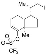 2,3,3a,6,7,7a-Hexahydro-2S,7a-dimethyl-4-hydroxy-indene-1R-(1&rsquo;-iodo)ethane 4-O-T