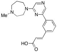 (2E)-3-[3-[6-(Hexahydro-4-methyl-1H-1,4-diazepin-1-yl)-2-pyrazinyl]phenyl]-2-propenoic Aci