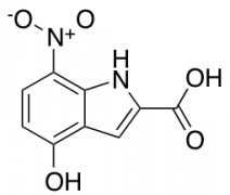 4-Hydroxy-7-nitroindole-2-carboxylic acid